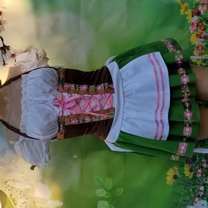 Octoberfest halloween dress costume size 2 , XS